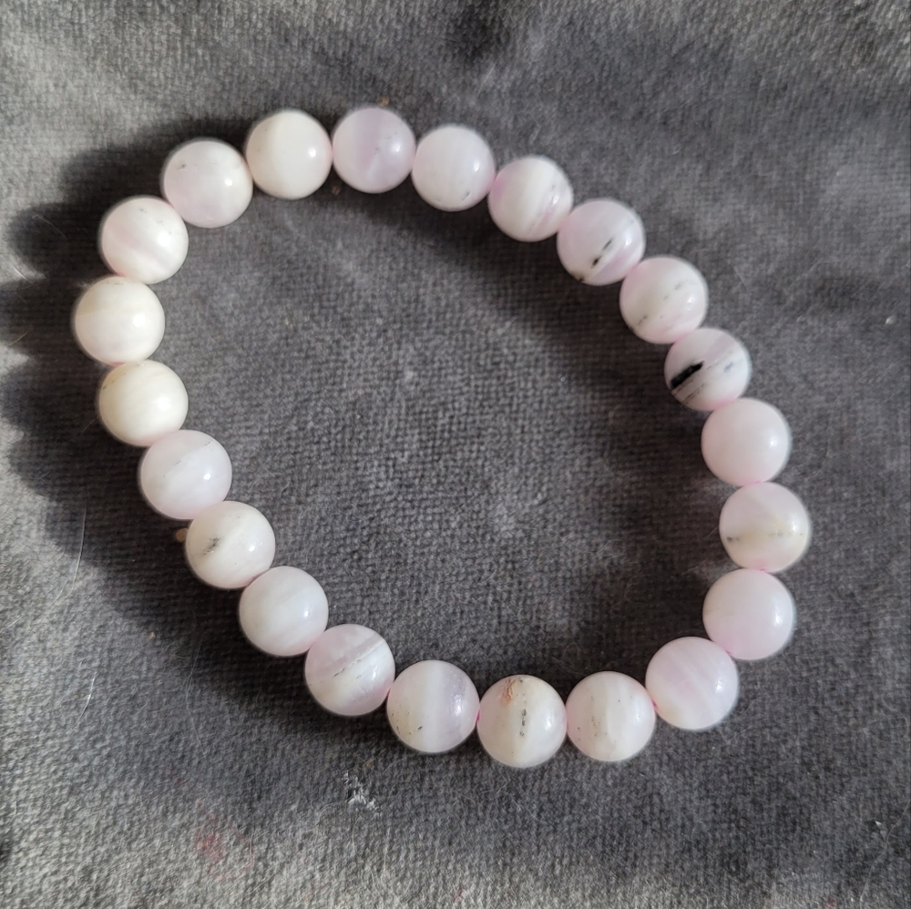 🌼2/$12 New Rutiled Pink Quartz Stretch Bracelet
